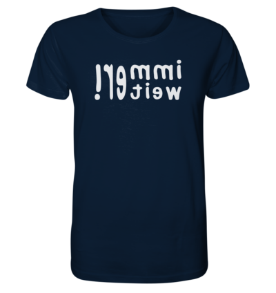 Spiegelgewand - Reiche deinem Spiegelbild die Hand - front organic shirt 0e2035 1116x 51