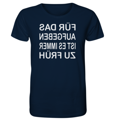 Spiegelgewand - Reiche deinem Spiegelbild die Hand - front organic shirt 0e2035 1116x 79