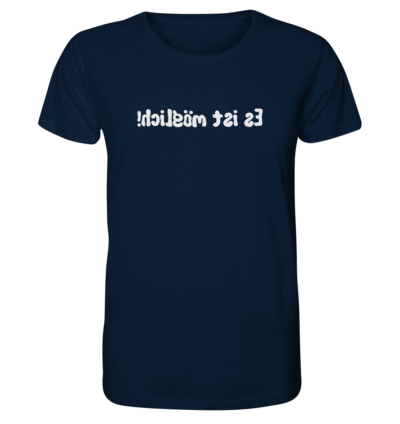 Spiegelgewand - Reiche deinem Spiegelbild die Hand - front organic shirt 0e2035 1116x 87