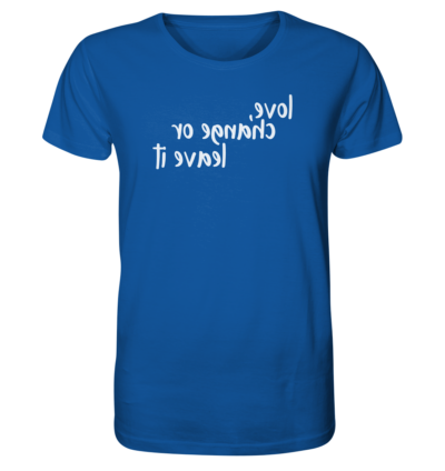 Spiegelgewand - Reiche deinem Spiegelbild die Hand - front organic shirt 13569c 1116x 61