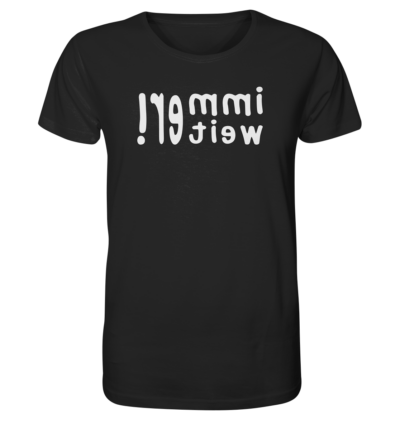 Spiegelgewand - Reiche deinem Spiegelbild die Hand - front organic shirt 272727 1116x 51