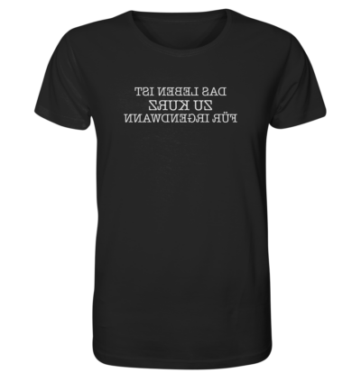 Spiegelgewand - Reiche deinem Spiegelbild die Hand - front organic shirt 272727 1116x 76