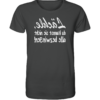 Lächle, du kannst sie nicht alle bezwingen! - Spiegelschrift - Unisex Bio T-Shirt