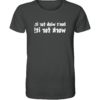 Don't wish for it, work for it! - Spiegelschrift - Unisex Bio T-Shirt