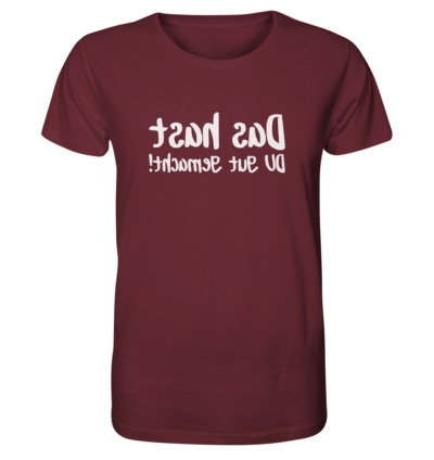 Spiegelgewand - Reiche deinem Spiegelbild die Hand - front organic shirt 672b34 1116x 4