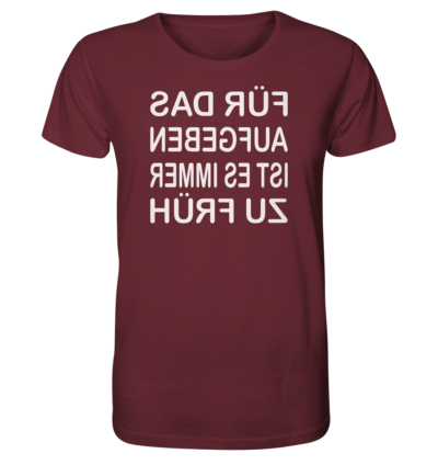 Spiegelgewand - Reiche deinem Spiegelbild die Hand - front organic shirt 672b34 1116x 79