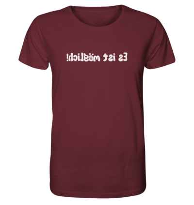 Spiegelgewand - Reiche deinem Spiegelbild die Hand - front organic shirt 672b34 1116x 87