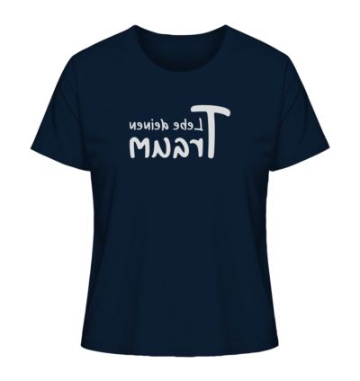 Spiegelgewand - Reiche deinem Spiegelbild die Hand - front ladies organic shirt 0e2035 1116x 55