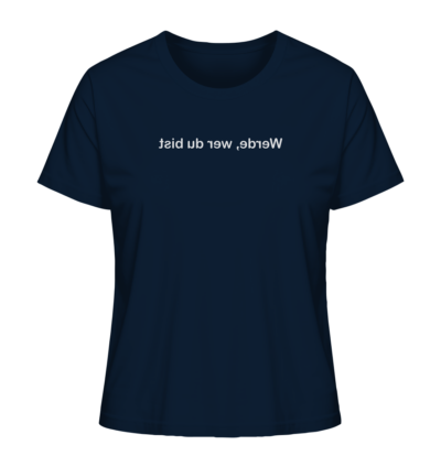 Spiegelgewand - Reiche deinem Spiegelbild die Hand - front ladies organic shirt 0e2035 1116x 70