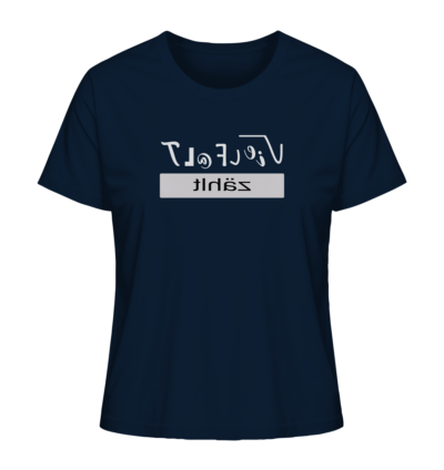 Vielfalt zählt - Spiegelschrift - Damen Bio T-Shirt 11 Spiegelgewand - Reiche deinem Spiegelbild die Hand - front ladies organic shirt 0e2035 1116x 79