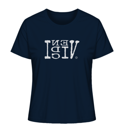 VENI VIDI VICI - Spiegelschrift - Damen Bio T-Shirt 11 Spiegelgewand - Reiche deinem Spiegelbild die Hand - front ladies organic shirt 0e2035 1116x 86