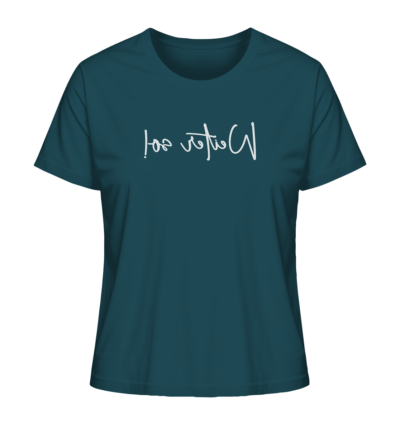 Spiegelgewand - Reiche deinem Spiegelbild die Hand - front ladies organic shirt 204d59 1116x 14