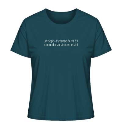 Spiegelgewand - Reiche deinem Spiegelbild die Hand - front ladies organic shirt 204d59 1116x 24