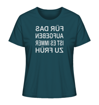 Spiegelgewand - Reiche deinem Spiegelbild die Hand - front ladies organic shirt 204d59 1116x 45