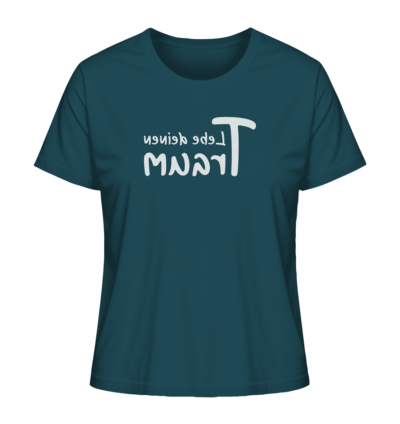 Spiegelgewand - Reiche deinem Spiegelbild die Hand - front ladies organic shirt 204d59 1116x 55