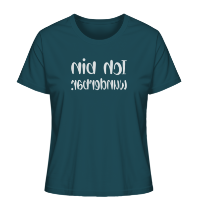 Spiegelgewand - Reiche deinem Spiegelbild die Hand - front ladies organic shirt 204d59 1116x 7