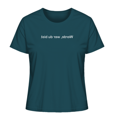 Spiegelgewand - Reiche deinem Spiegelbild die Hand - front ladies organic shirt 204d59 1116x 70