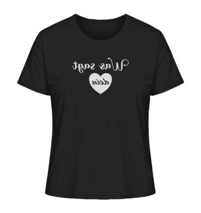 Spiegelgewand - Reiche deinem Spiegelbild die Hand - front ladies organic shirt 272727 1116x 28