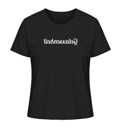 Spiegelgewand - Reiche deinem Spiegelbild die Hand - front ladies organic shirt 272727 1116x 5