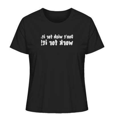 Spiegelgewand - Reiche deinem Spiegelbild die Hand - front ladies organic shirt 272727 1116x 62