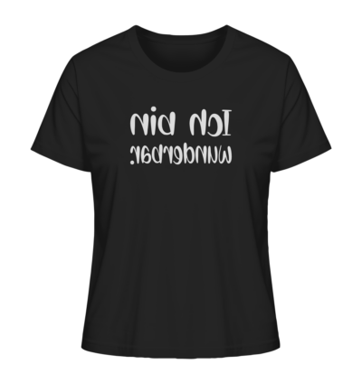 Spiegelgewand - Reiche deinem Spiegelbild die Hand - front ladies organic shirt 272727 1116x 7