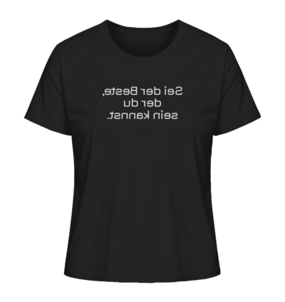 Spiegelgewand - Reiche deinem Spiegelbild die Hand - front ladies organic shirt 272727 1116x 9