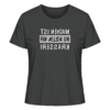 Machen ist wie Wollen, nur krasser - Spiegelschrift - Damen Bio T-Shirt