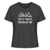 Lächle, du kannst sie nicht alle bezwingen! - Spiegelschrift - Damen Bio T-Shirt
