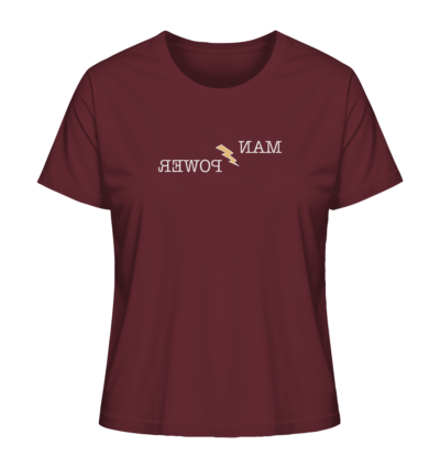 Spiegelgewand - Reiche deinem Spiegelbild die Hand - front ladies organic shirt 672b34 1116x 21