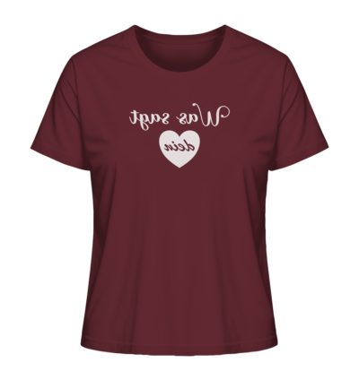 Spiegelgewand - Reiche deinem Spiegelbild die Hand - front ladies organic shirt 672b34 1116x 28