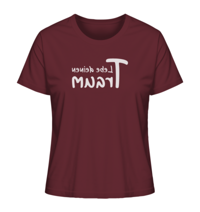 Spiegelgewand - Reiche deinem Spiegelbild die Hand - front ladies organic shirt 672b34 1116x 55