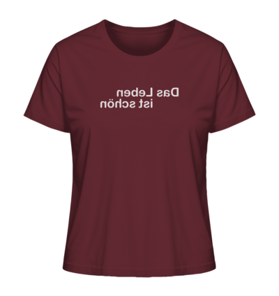 Spiegelgewand - Reiche deinem Spiegelbild die Hand - front ladies organic shirt 672b34 1116x 63