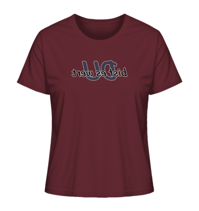 Spiegelgewand - Reiche deinem Spiegelbild die Hand - front ladies organic shirt 672b34 1116x 68