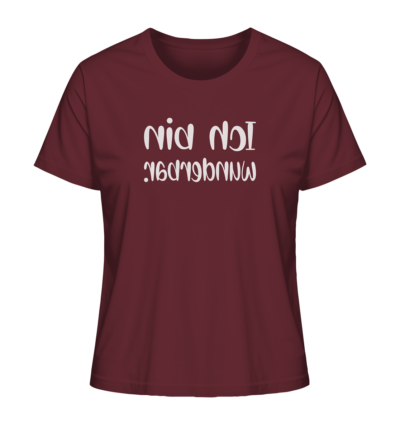 Spiegelgewand - Reiche deinem Spiegelbild die Hand - front ladies organic shirt 672b34 1116x 7