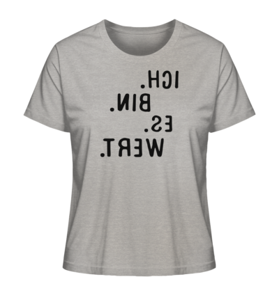 Spiegelgewand - Reiche deinem Spiegelbild die Hand - front ladies organic shirt c2c1c0 1116x 12