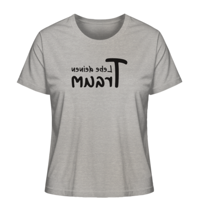 Spiegelgewand - Reiche deinem Spiegelbild die Hand - front ladies organic shirt c2c1c0 1116x 55