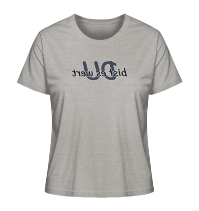 Spiegelgewand - Reiche deinem Spiegelbild die Hand - front ladies organic shirt c2c1c0 1116x 68