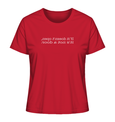 Spiegelgewand - Reiche deinem Spiegelbild die Hand - front ladies organic shirt cb1f34 1116x 24