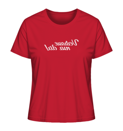 Vertraue nur dir! - Spiegelschrift - Damen Bio T-Shirt 13 Spiegelgewand - Reiche deinem Spiegelbild die Hand - front ladies organic shirt cb1f34 1116x 38