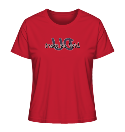 Spiegelgewand - Reiche deinem Spiegelbild die Hand - front ladies organic shirt cb1f34 1116x 68