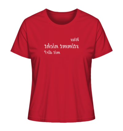 Spiegelgewand - Reiche deinem Spiegelbild die Hand - front ladies organic shirt cb1f34 1116x 87