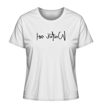 Spiegelgewand - Reiche deinem Spiegelbild die Hand - front ladies organic shirt f8f8f8 1116x 14