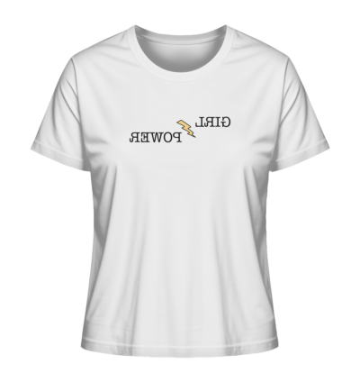 Spiegelgewand - Reiche deinem Spiegelbild die Hand - front ladies organic shirt f8f8f8 1116x 20