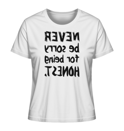 Spiegelgewand - Reiche deinem Spiegelbild die Hand - front ladies organic shirt f8f8f8 1116x 42