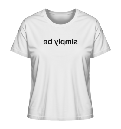 Spiegelgewand - Reiche deinem Spiegelbild die Hand - front ladies organic shirt f8f8f8 1116x 49