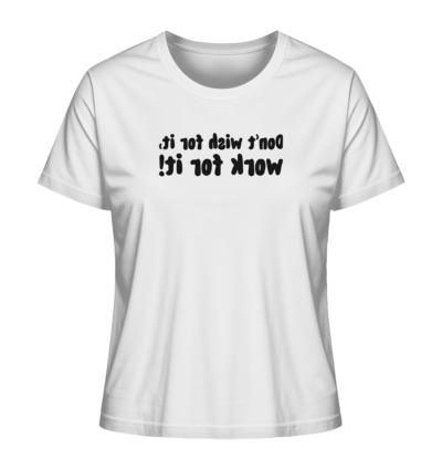 Spiegelgewand - Reiche deinem Spiegelbild die Hand - front ladies organic shirt f8f8f8 1116x 62