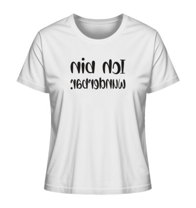 Spiegelgewand - Reiche deinem Spiegelbild die Hand - front ladies organic shirt f8f8f8 1116x 7